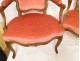 Pair of Louis XV armchairs stamped eighteenth