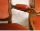 Pair of Louis XV armchairs stamped eighteenth