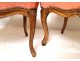 Pair of Louis XV armchairs stamped eighteenth