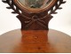 Psyche or mirror, Louis-Philippe, Walnut, nineteenth