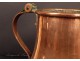 Copper milk jug 18th