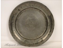 Pewter dish 18th