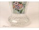 Glass Cut Crystal Bohemia Flowers Gilding 20th