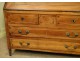 Louis XV chest of drawers in cherry Scriban eighteenth century