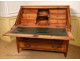 Louis XV chest of drawers in cherry Scriban eighteenth century