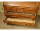 Louis XV chest of drawers in cherry Scriban eighteenth century