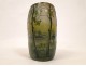 Molten glass crystal vase Daum Nancy, Art Nouveau nineteenth