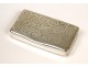 Snuff Box Sterling Silver Flowers Foliage Minerva NAPIII 19th