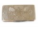 Snuff Box Sterling Silver Flowers Foliage Minerva NAPIII 19th