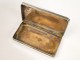 Snuff Box Sterling Silver Flowers Foliage Minerva NAPIII 19th