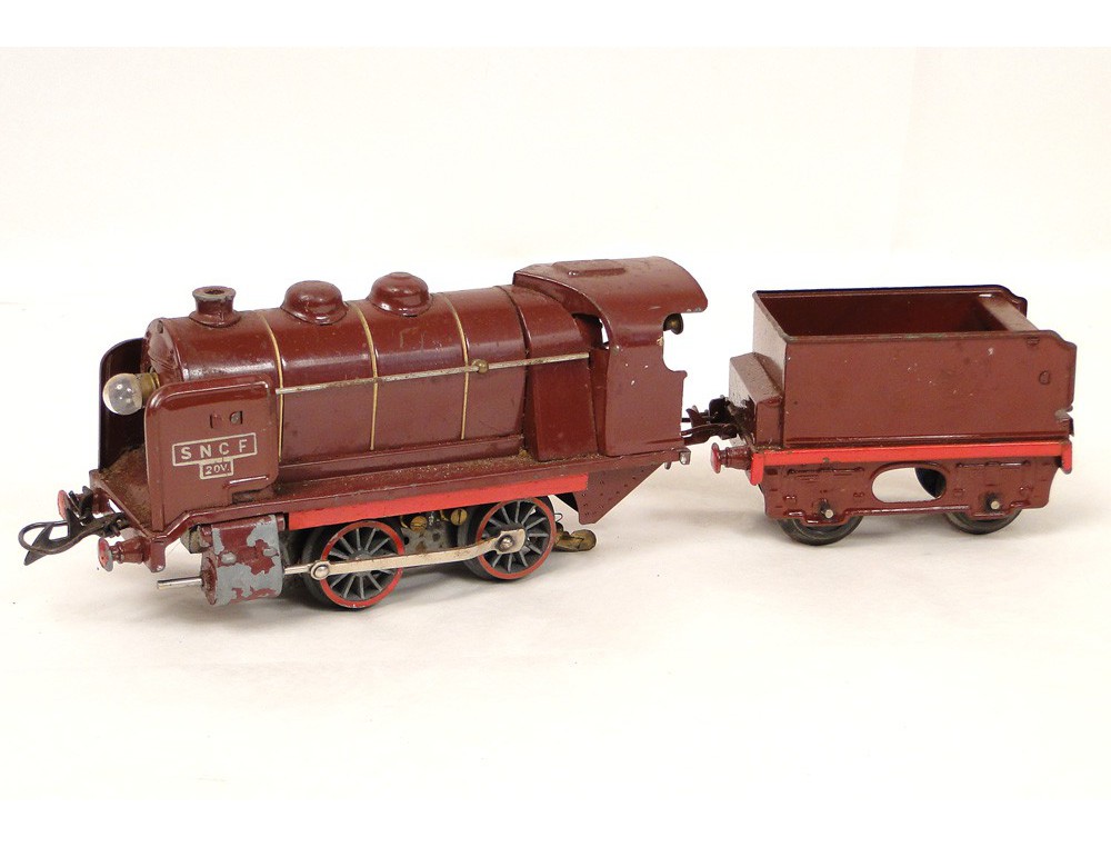 HORNBY COFFRET TRAIN ELECTRIQUE O-1E fabriqué par Meccano Paris