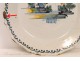 Earthenware plate Nevers 18th Character Fisherman