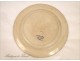 3 Plates Porcelain Montereau Lebeuf 19th Characters