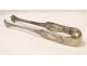 Sugar Tongs Sterling Silver Lions NAPIII 19th