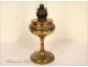 Oil lamp Copper Art Nouveau 19th