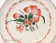 Strasbourg Faience Plate Flower Bouquet 18th