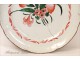 Strasbourg Faience Plate Flower Bouquet 18th