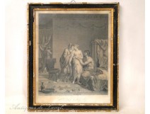 Engraving Wedding Italy Samnite Woman Antiques Centre 19th