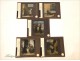 5 Magic Lantern Glass Plates Scenes Comedy Cures 19th