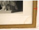 Frame Golden Wood Engraving Michelangelo 19th