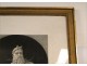 Frame Golden Wood Engraving Michelangelo 19th