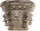 Mortar Apothecary brass or bronze, decorated with figures and rosettes, seventeenth