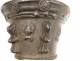 Mortar Apothecary brass or bronze, decorated with figures and rosettes, seventeenth