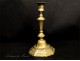 Louis XIV candlestick 17th Golden Bronze