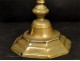 Louis XIV candlestick 17th Golden Bronze