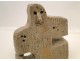 Sandstone Sculpture Vintage Anthropomorphic Character Design Lodereau 20th