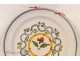 Faience plate Flowers Epinal 19th