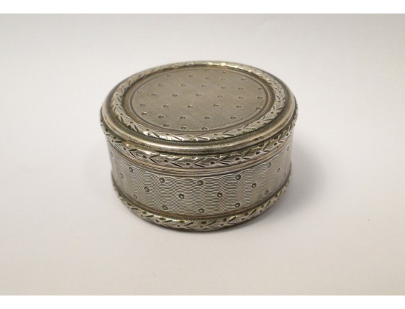 Ancienne Boîte à Pilule Chatelaine En Argent Massif - Petit Contenant Vintage Pour Médicaments Ou Bijoux - Objet De Collection