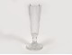 Foot Flute Champagne Glass Crystal Cut France 19th