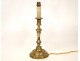 Louis XIV candlestick Bronze Doré Pans Coupe 18th