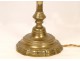 Louis XIV candlestick Bronze Doré Pans Coupe 18th