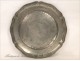 Flat Pewter Louis XV 18th