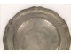 Flat Pewter Louis XV 18th