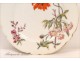Paris Porcelain Plate Butterfly Flowers 19th Vierzon