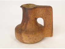 Sandstone Sculpture Vase Pitcher Vintage Design Lodereau 1970