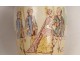 3 Jars Earthenware Lunéville 19th Wedding Scene Galante