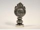 Silver Metal Stamp Seal Medals Saint-Georges Dragon Boat Storm 19th