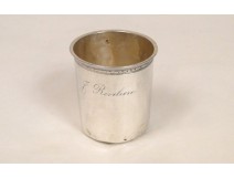 Sterling Silver Tumbler cup Minerva Goldsmith Puiforcat 19th