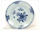 Flat Compagnie des Indes Blue Flowers Kangxi 18th