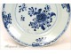 Flat Compagnie des Indes Blue Flowers Kangxi 18th