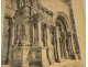 Engraving Abbey Monastery Saint-Gilles Gard Clauzier 20th