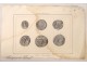 Lot 7 Coins Engravings Medals Weapon medieval 18th