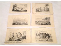 Lot 6 Prints Landscapes Brazil Rio Grande 18th