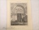 Lot 6 Engravings Cloitre Angouleme Cathedral Vienna 18th