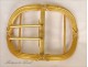 Buckle Brass Gold Art Nouveau 19th