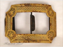 Buckle Metal Silver Gold Art Nouveau 19th